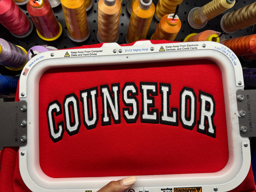 Double Appliqué Counselor Crew